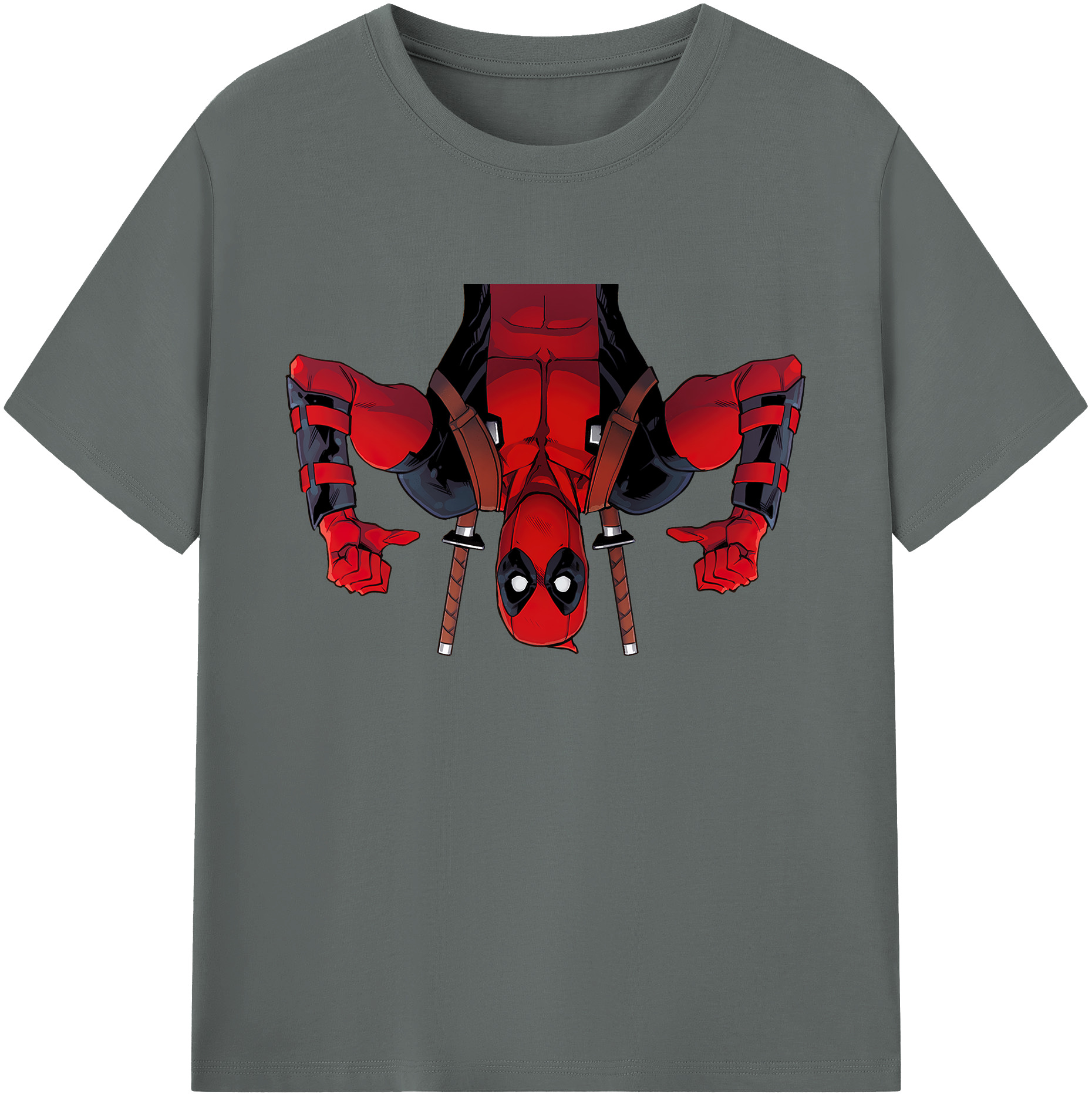 （画像用） Deadpool デッドプール 綿100％ メンズ半袖Tシャツ｜肌触りやわらか＆通気性